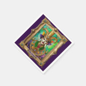 Mardi Gras Realm Portraits - The Artist Dali スタンダードカクテルナプキン (角)