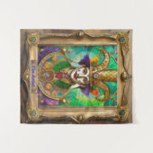 Mardi Gras Realm Portraits - The Artist Dali タペストリー (正面(横))