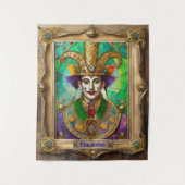 Mardi Gras Realm Portraits - The Artist Dali タペストリー (正面)