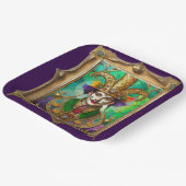 Mardi Gras Realm Portraits - The Artist Dali ペーパープレート (傾斜あり)