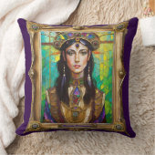 Mardi Gras Realm Portraits - The Creole Princess クッション (ブランケット)