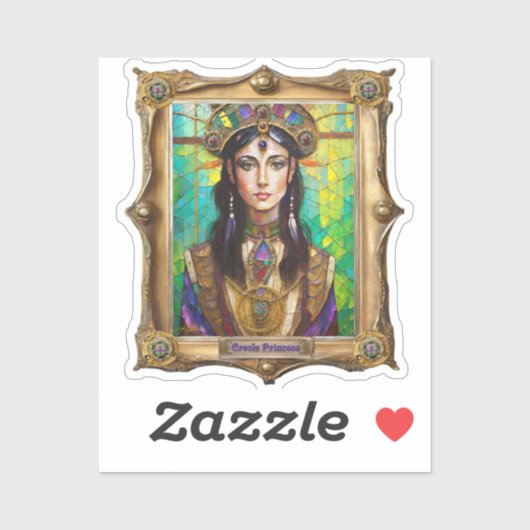 Mardi Gras Realm Portraits - The Creole Princess シール (シート)