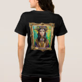 Mardi Gras Realm Portraits - The Creole Princess トライブレンドＴシャツ (裏面)