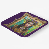 Mardi Gras Realm Portraits - The Creole Princess ペーパープレート (傾斜あり)