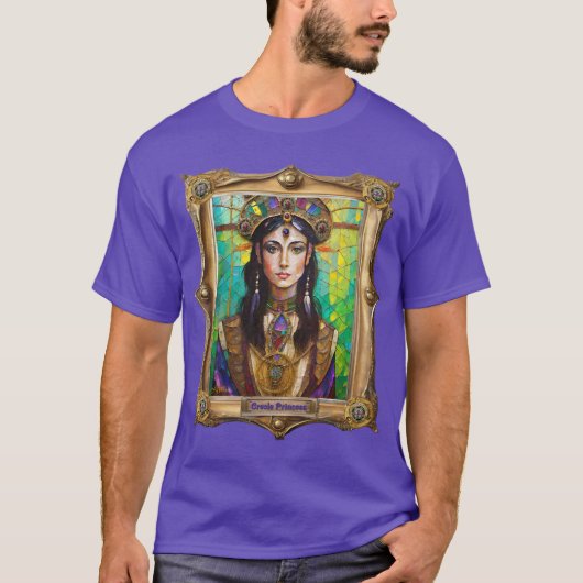 Mardi Gras Realm Portraits - The Creole Princess Tシャツ (正面)