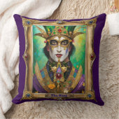 Mardi Gras Realm Portraits - The King クッション (ブランケット)