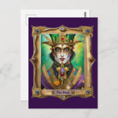 Mardi Gras Realm Portraits - The King ポストカード (正面/裏面)