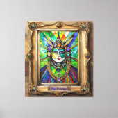 Mardi Gras Realm Portraits - The Priestess キャンバスプリント (正面)