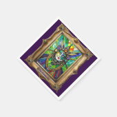 Mardi Gras Realm Portraits - The Priestess スタンダードカクテルナプキン (角)