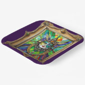 Mardi Gras Realm Portraits - The Priestess ペーパープレート (傾斜あり)