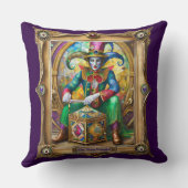 Mardi Gras Realm Portraits - The Time Traveler クッション (裏面)