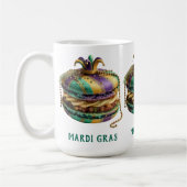 Mardi Gras Royal Macaron コーヒーマグカップ (左)