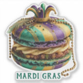Mardi Gras Royal Macaron シール (正面)