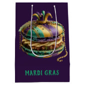 Mardi Gras Royal Macaron ミディアムペーパーバッグ (裏面)