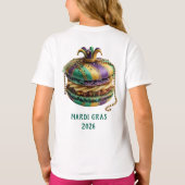 Mardi Gras Royal Macaron Tシャツ (裏面)