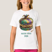 Mardi Gras Royal Macaron Tシャツ (正面)