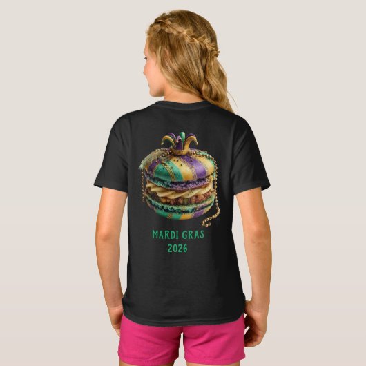 Mardi Gras Royal Macaron Tシャツ (裏面フル)