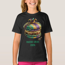 Mardi Gras Royal Macaron Tシャツ
