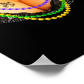 Mardi Gras S And Beads Fat Tuesday Carnival Festiv ポスター (角)