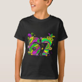 Mardi Gras Six Seven 6 7 Matching Costume Couple M Tシャツ (正面)