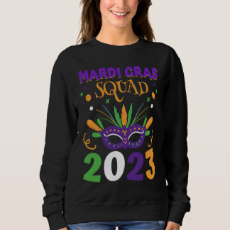 Mardi Gras Squad For Men Mardi Gras Outfit For Wom スウェットシャツ