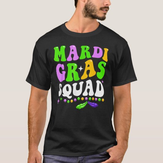 Mardi Gras Squad Matching Family Group 2023 New Or Tシャツ (正面)