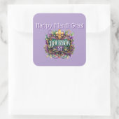 Mardi Gras Sticker スクエアシール (バッグ)