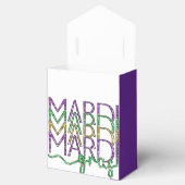 Mardi Gras Tent Style Favor Boxes フェイバーボックス (オープン)