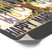 Mardi Gras Tree Carnival New 2024 For Women Valent ポスター (角)