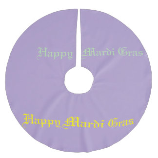 Mardi Gras Tree Skirt ブラッシュドポリエステルツリースカート