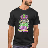 Mardi Gras Voodoo  Black Magic Carnival Fan Voodoo Tシャツ (正面)