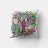 Mardi Gras Watercolor Celebration  クッション (裏面)