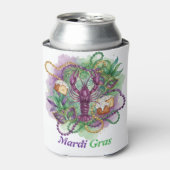 Mardi Gras Watercolor Celebration  缶クーラー (缶正面)