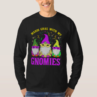 Mardi Gras With My Gnomies  Gnomes Squad Family Tシャツ