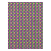 Mardi Gras Zig Zag Pattern  テーブルクロス (正面)