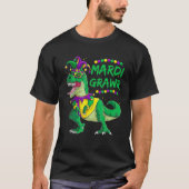Mardi Grawr Dino Jester Outfit, Mardi Gras T Rex K Tシャツ (正面)
