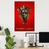 Mardis Gras 36 x 24ポスター ポスター (ホームオフィス)