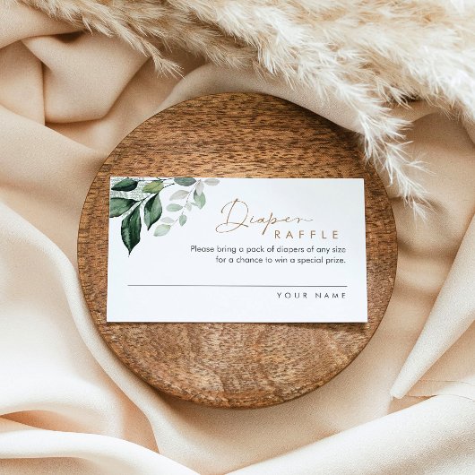 MAREE Greeneryおむつラッフルカード（100セット） 名刺