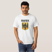 Marekの名字 Tシャツ (正面フル)