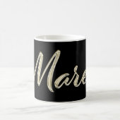 Marek Name whitegold Tasse Teetasse Kaffeetasse コーヒーマグカップ (中央)