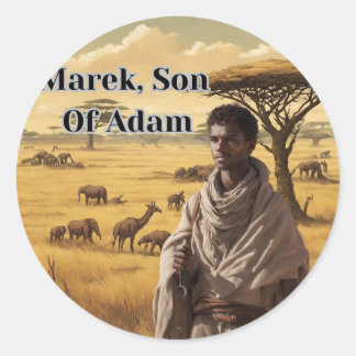 Marek, Son of Adam stickers ラウンドシール