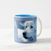 Maremmaの牧羊犬のマグ ツートーンマグカップ (正面右)