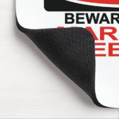 Maremmaの牧羊犬の用心して下さい マウスパッド (コーナー)