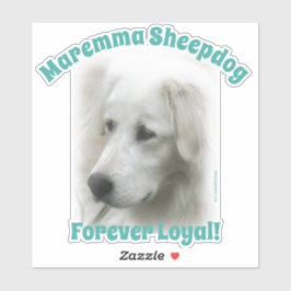 Maremma sheepdog Forever Royal透明ステッカー シール