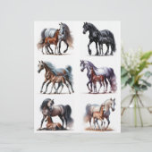 Mares & Foals ・水彩馬フッシー切り2 (スタンド正面)