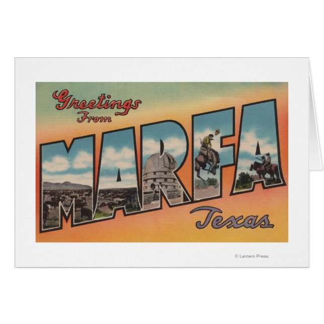 Marfa, TexasLarge Letter ScenesMarfa, TX (正面横)