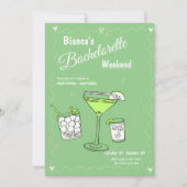 Marg & Matrimonyバチェロレッテ週末旅行 招待状 (正面)