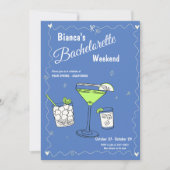 Marg & Matrimonyバチェロレッテ週末旅行 招待状 (正面)