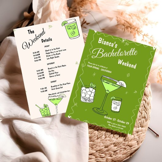 Marg & Matrimonyバチェロレッテ週末旅行 招待状