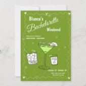 Marg & Matrimonyバチェロレッテ週末旅行 招待状 (正面)